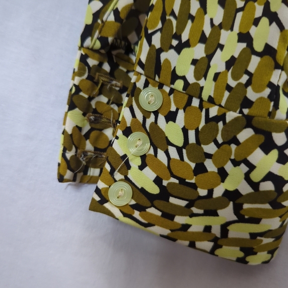 Julie Mitchell Urban Collection Multicolor "Silky" Long Sleeve   Top Size Medium - Picture 5 of 12